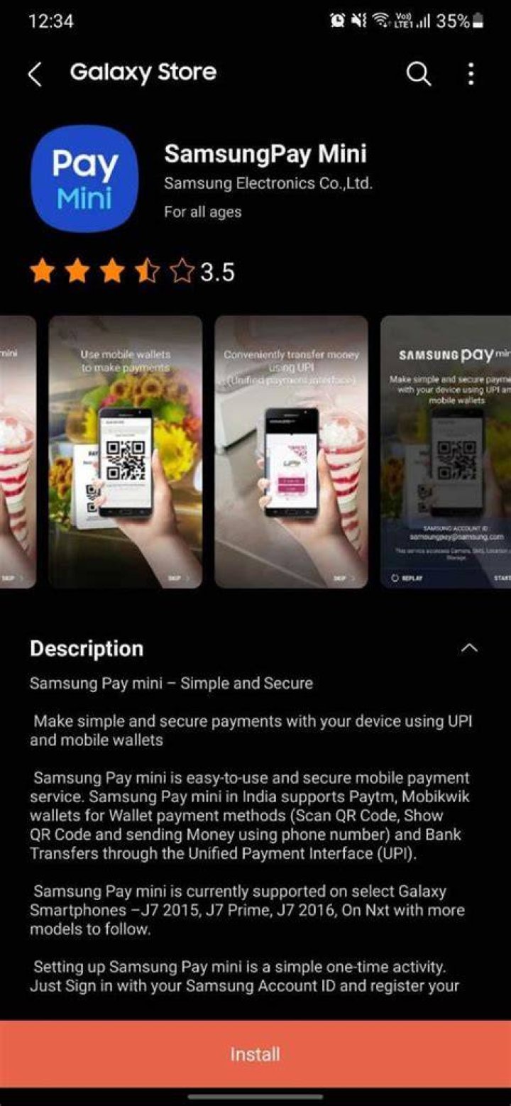 Is Samsung pay available in m31?